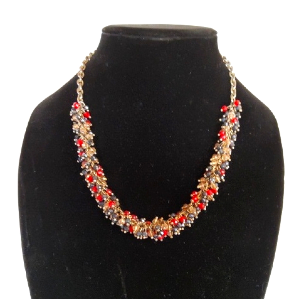 Cluster bead Necklace.